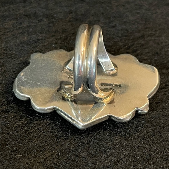 CHIMNEY BUTTE LAPIS LAZULI STERLING SILVER RING - Picture 6 of 11